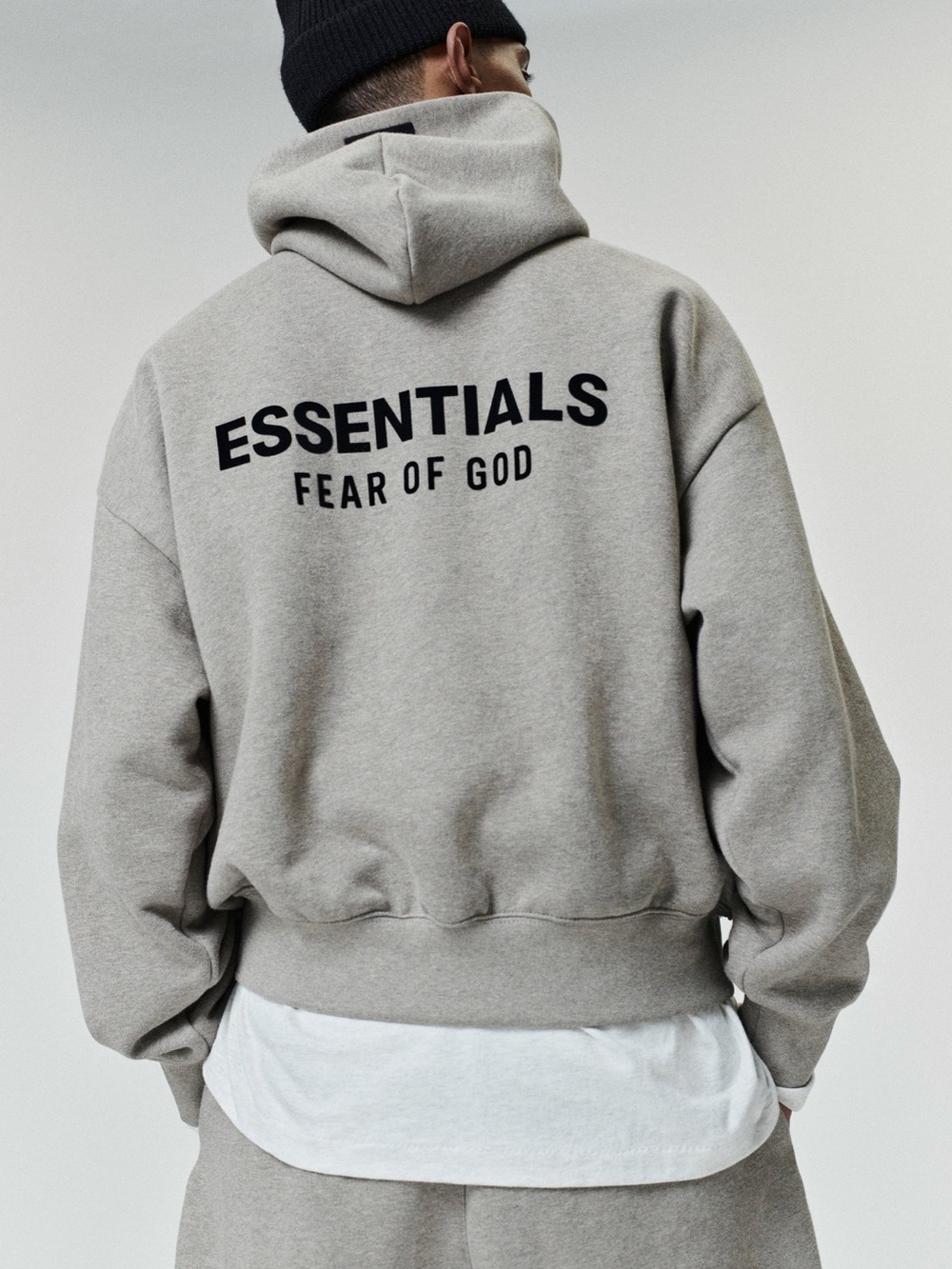 🆕 Fear of God Essentials Light Grey Pullover Hoodie